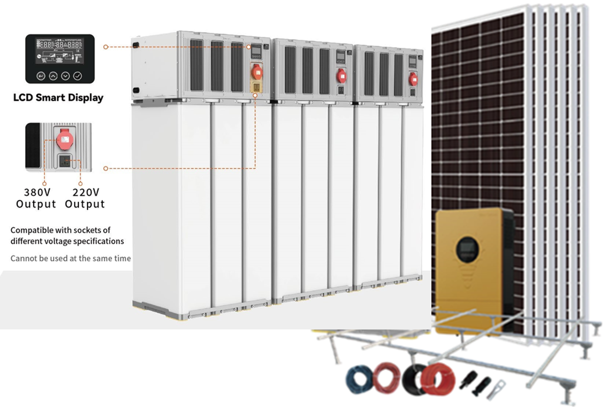 BLUE CARBON Hệ solar 37KWP + lưu trữ 135KWH